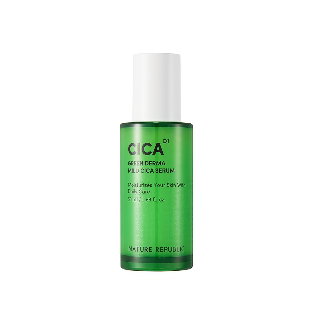 Nature Republic Green Derma Mild Cica Сыворотка 50 мл  Обновление #1PCS
