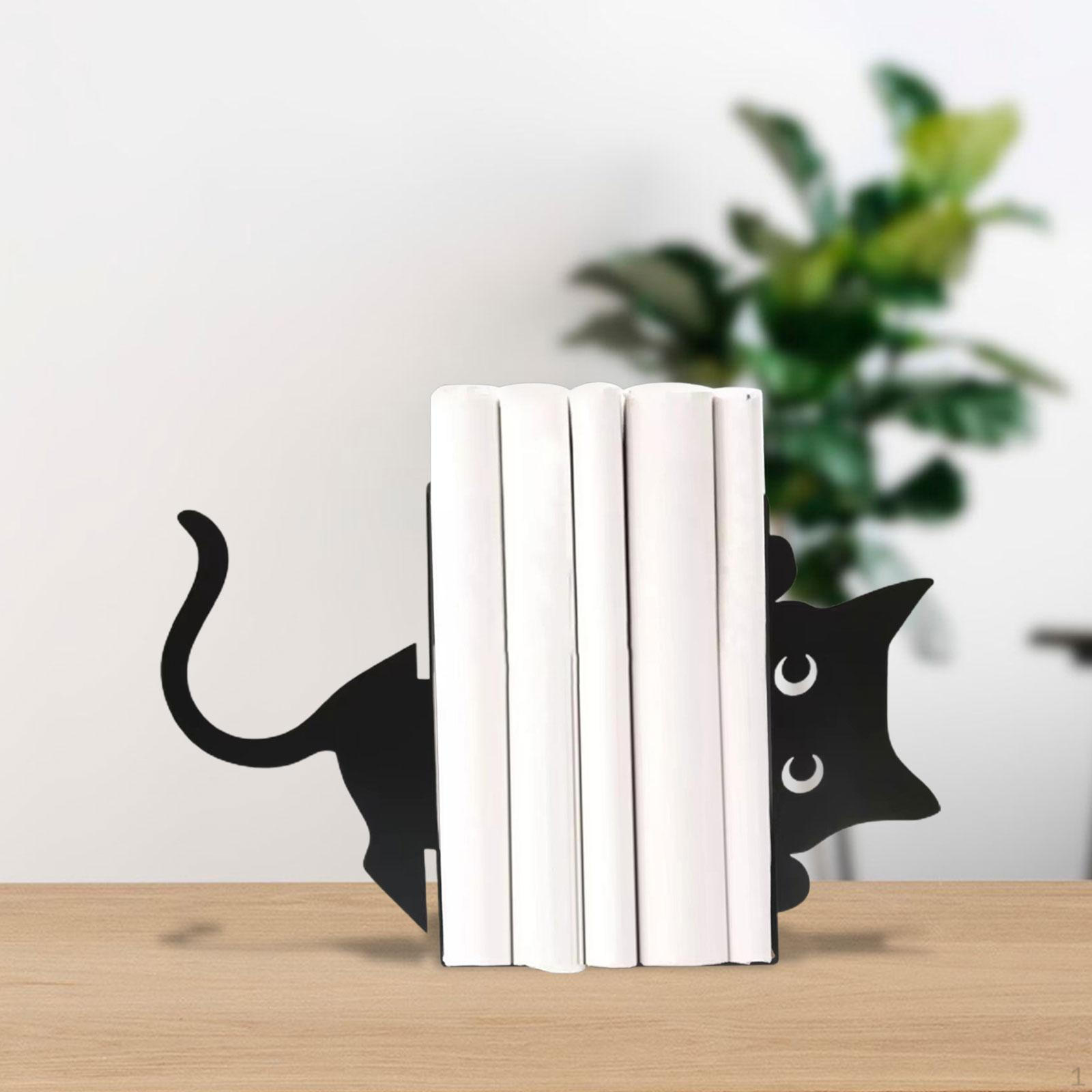 Декоративная фигурка кота для книг, черный любовник, подарок, стильный нескользящий декор, украшение для жизни