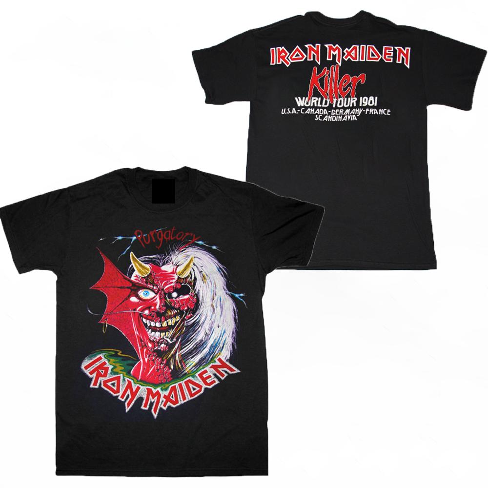 Футболка унисекс Iron Maiden Purgatory Killer World Tour S