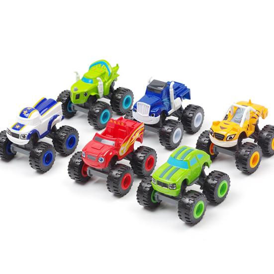 HaoYunLai 1 шт. литой под давлением Blaze Monster машины трение Racer автомобиль игрушка детский подарок синий