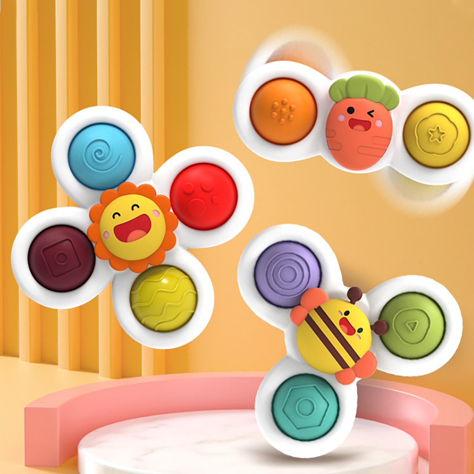 [sta] 3 шт. Игрушки для детей Fidget, гироскопическая игрушка для снятия стресса, погремушки для пальцев, игрушки для детей как