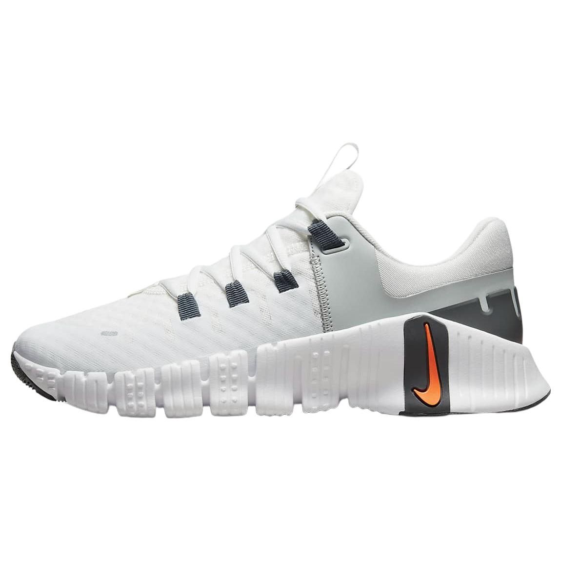 Обувь Мужские кроссовки Nike Free Metcon 5 White Bright Mandarin Summit-White Light-Silver Iron-Grey DV3949-101 42