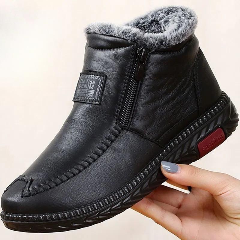 Кроссовки для женщин зимние плюшевые ботильоны Comfort Vulcan повседневные меховые кроссовки обувь женская 35 вино красного