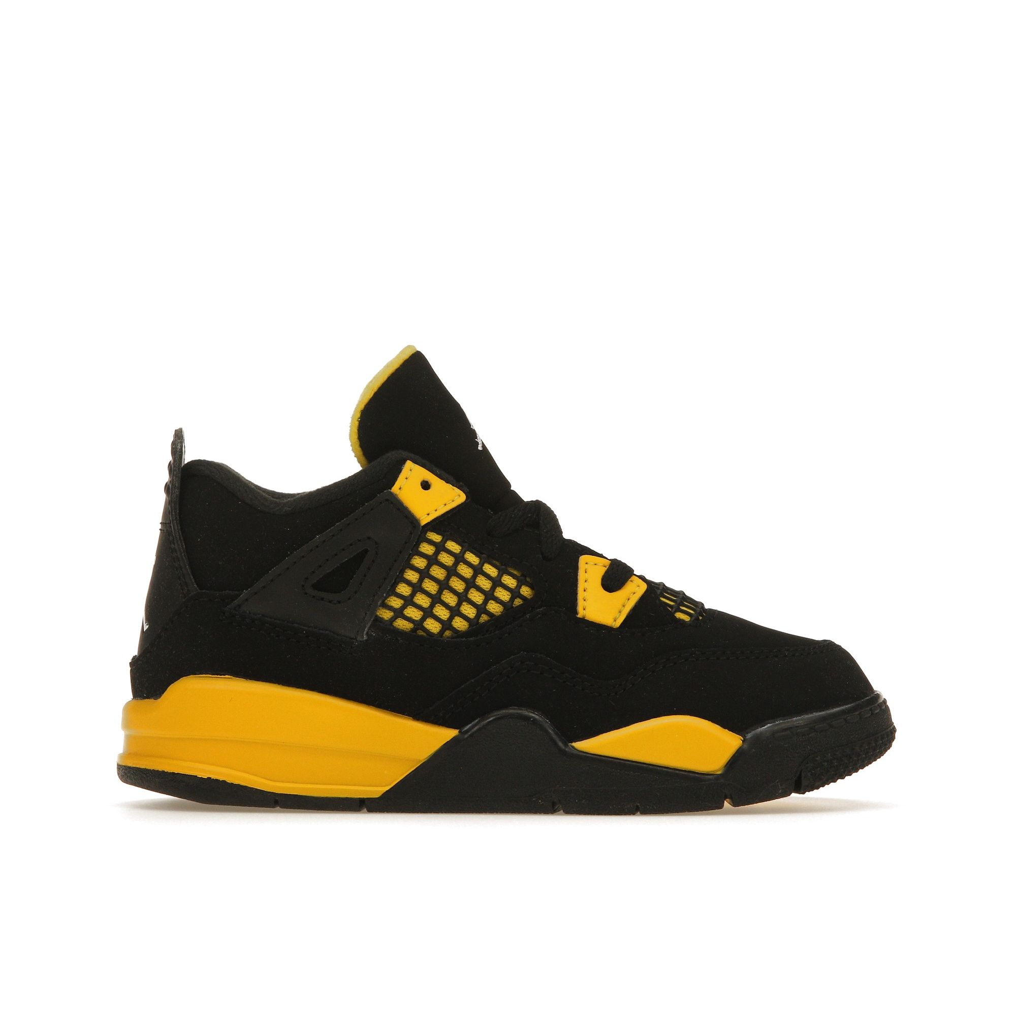 Детские кроссовки Air Jordan 4 Retro TD Thunder 2023 Black Tour-Yellow BQ7670-017 27