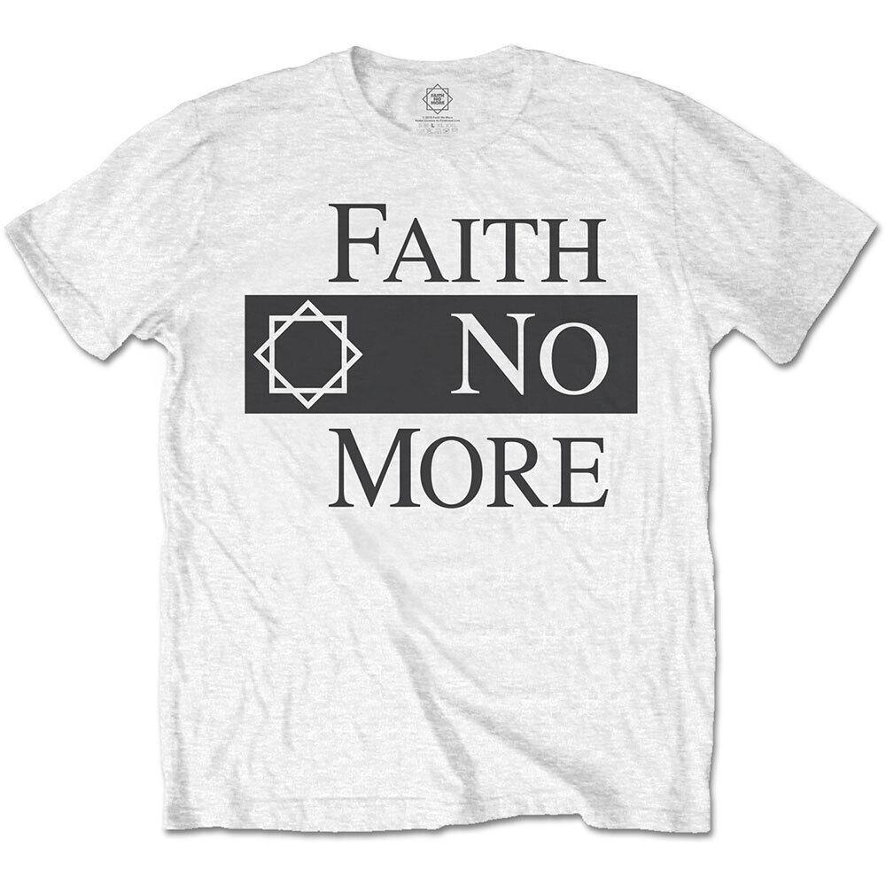 Белая футболка унисекс с логотипом Faith No More S