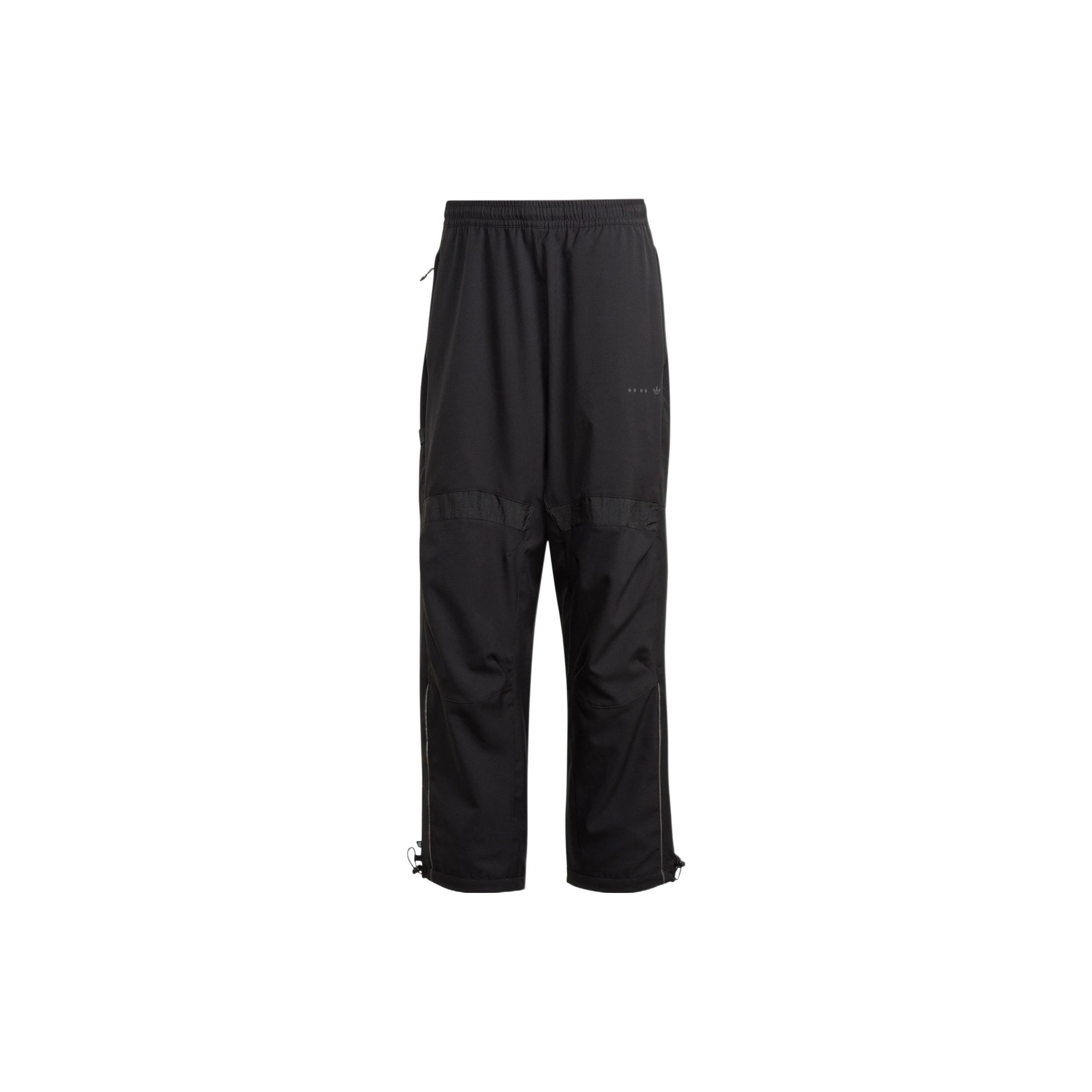 Брюки-карго Adidas Originals FW22 с однотонным логотипом и эластичной резинкой на талии, черные мужские брюки HK2736 M