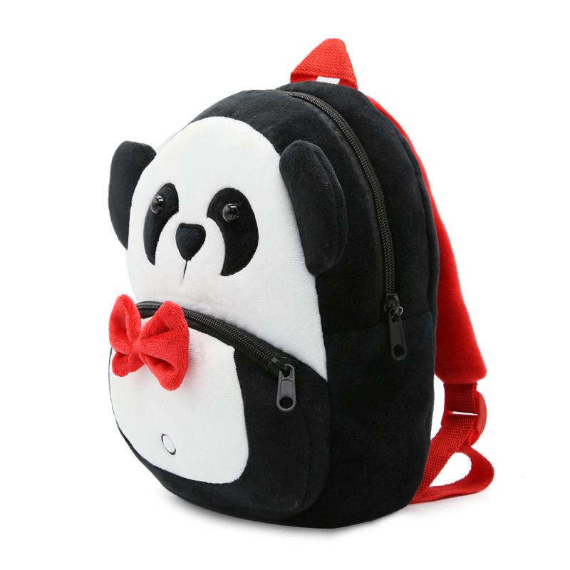 Плюшевые рюкзаки  Joom Рюкзак Panda Plush для девочек и мальчиков, для детей, для школьников чёрный