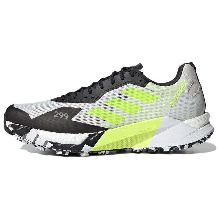 Adidas Terrex Agravic Ultra Trail Grey Solar Yellow Мужские кроссовки Cloud-White Grey-Two Core-Black FY7629 40⅔