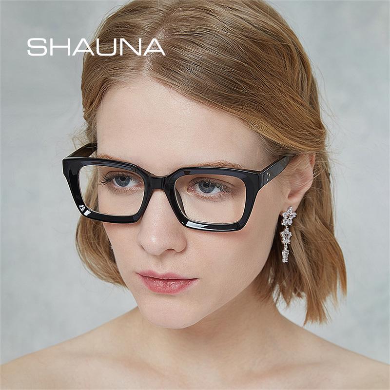 SHAUNA Classic Nail Женские квадратные очки в оправе