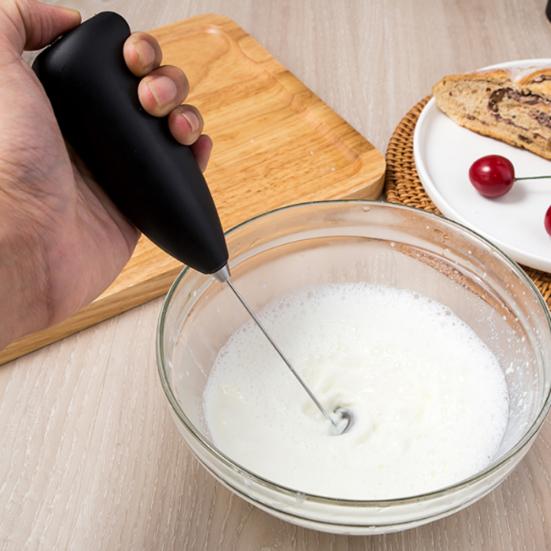 Кухонный электрический кофеварка для капучино, напиток, молоко, чай, пенообразователь, миксер для взбивания пены чёрный