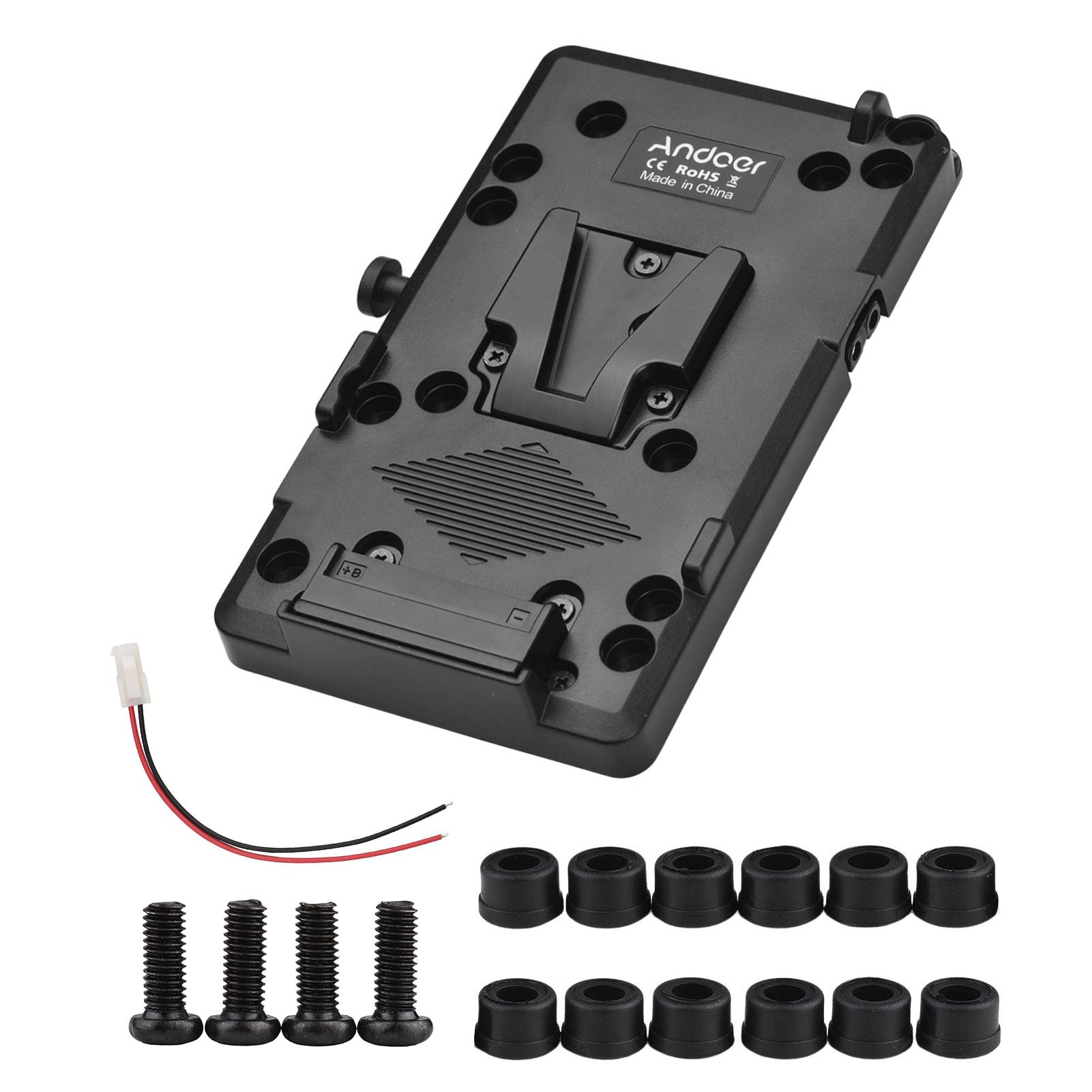 RL-IS2 V-mount V-lock DIY Блок питания Батарейная пластина для Sony BMCC BMPCC Монитор видеокамеры Светодиодный видеосвет