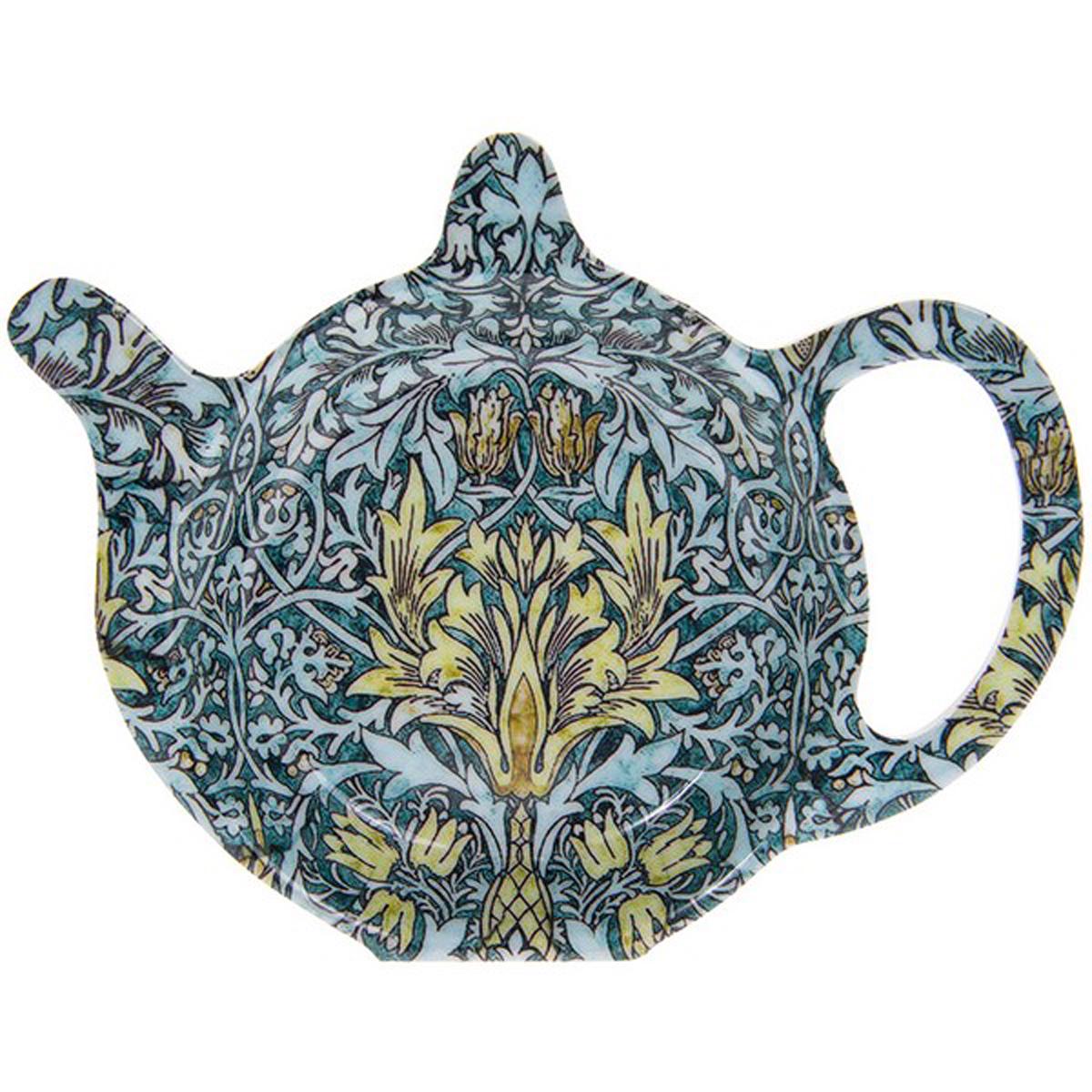 Les Trésors De Lily [Q9792] - сине-зеленый чехол-держатель  William Morris Collection  (Snakeshead) - 12x9. 8см синий