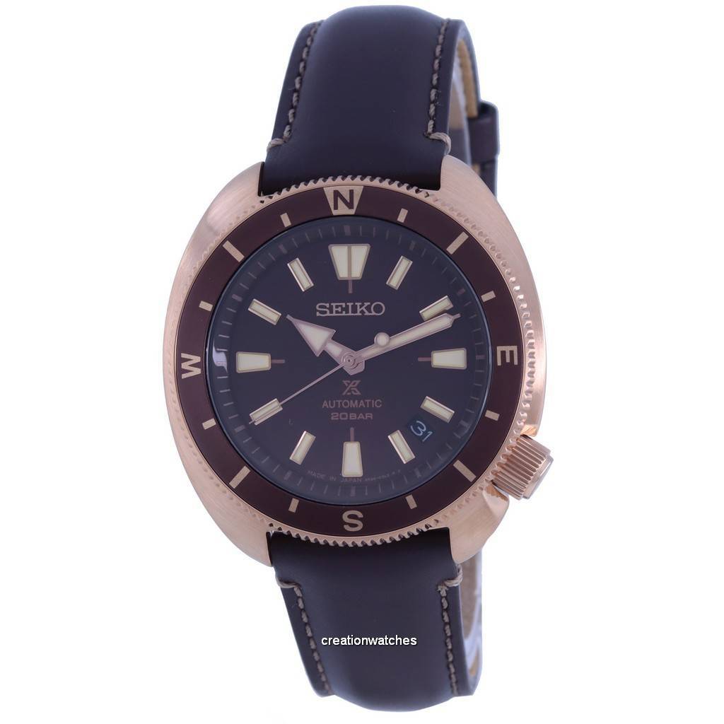 Seiko Prospex Land Tortoise Автоматические мужские часы для дайвинга SRPG18 SRPG18J1 SRPG18J 200M коричневый