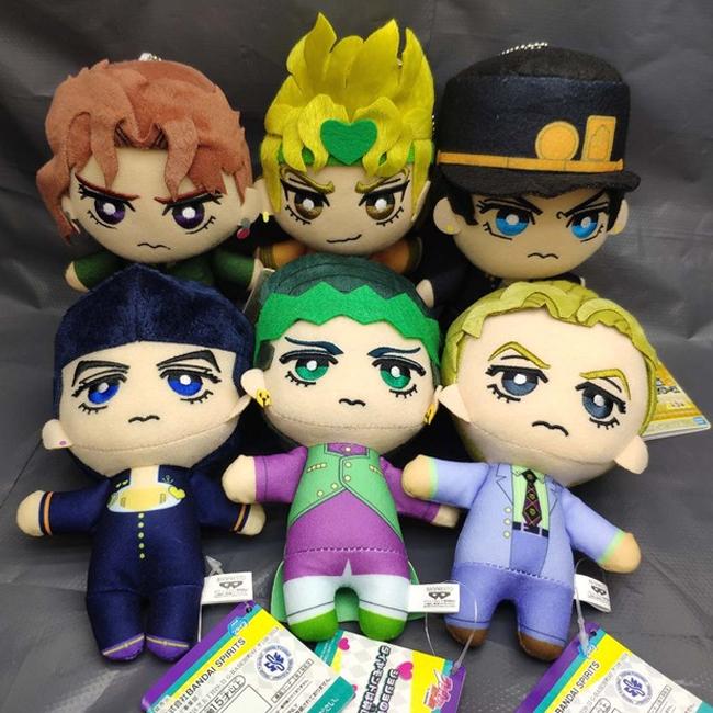   Joom Плюшевая кукла Jojo s Bizarre Adventure Bruno Sorajo Jotaro, аниме, двумерная подарочная кукла, детская кукла 13cm