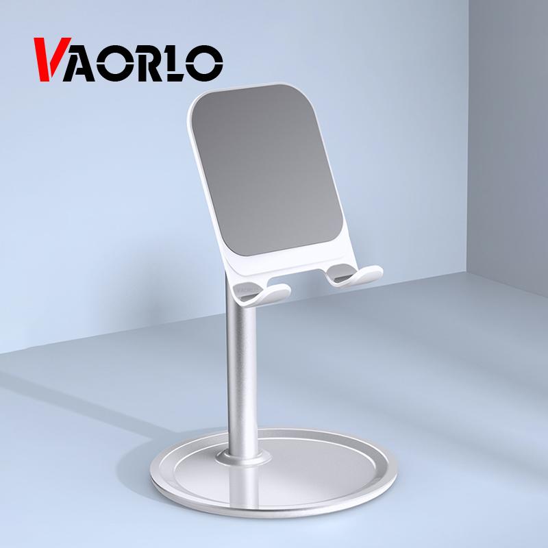 Портативный держатель VAORLO для телефона ipad, универсальный настольный держатель для планшета, телефона, регулируемый держатель чёрный