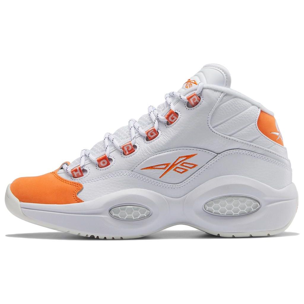Reebok Question Mid Orange Toe 2023 Мужские кроссовки белые HR1049 41