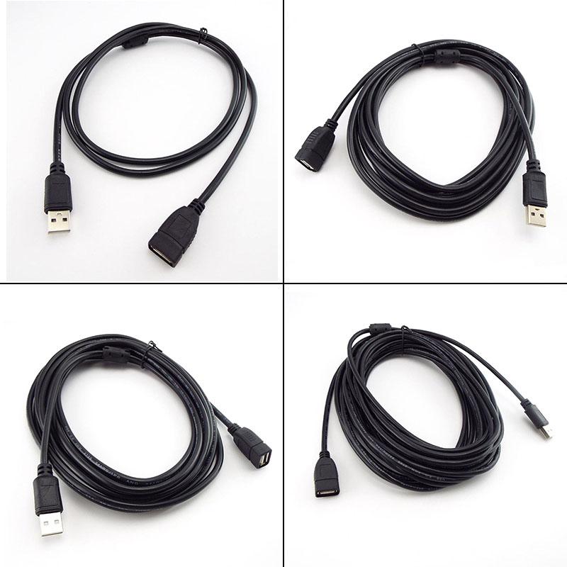 USB 2,0 кабель-удлинитель, провода, кабели для передачи данных, суперскоростной удлинительный кабель для монитора, проектора, мыши, клавиатуры 1.5M