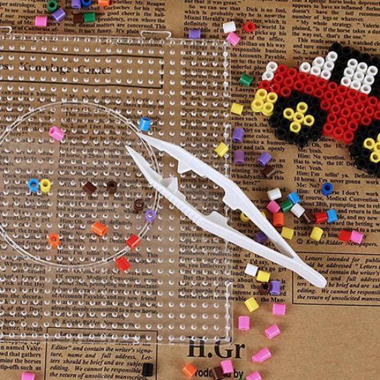 2 шт. Детские противоскользящие пинцеты для бусинок Perler Pegboard
