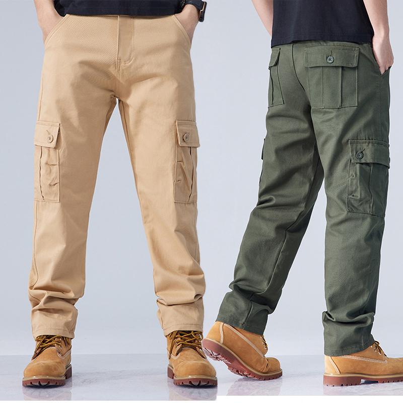 Спортивные штаны мужские Jogger Cargo Pants Casual Multi Pockets al Trousers al Cargo Baggy Pants Men 28 армия зеленый