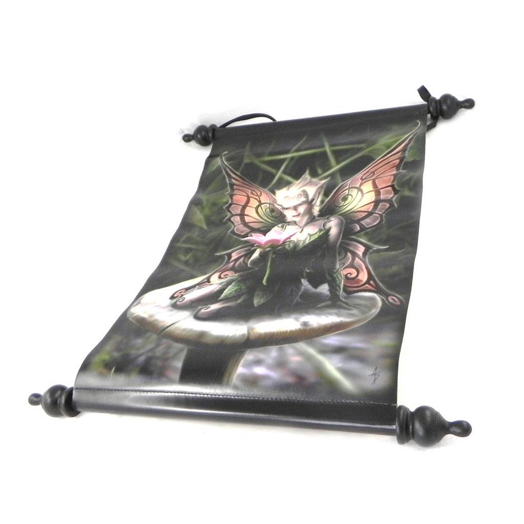 Les Trésors De Lily [H9928] - Пергаментный холст  Fairy Dreams  зеленый черный - 47x31 см. зелёный