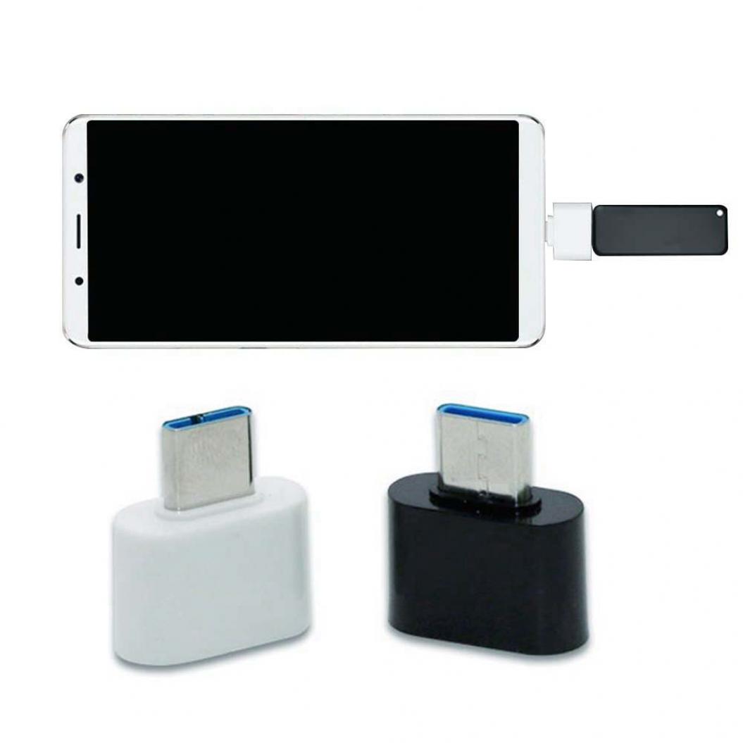 Мини-разъем для мобильного телефона Type-C «папа-разъем» USB-разъема OTG-адаптера белый