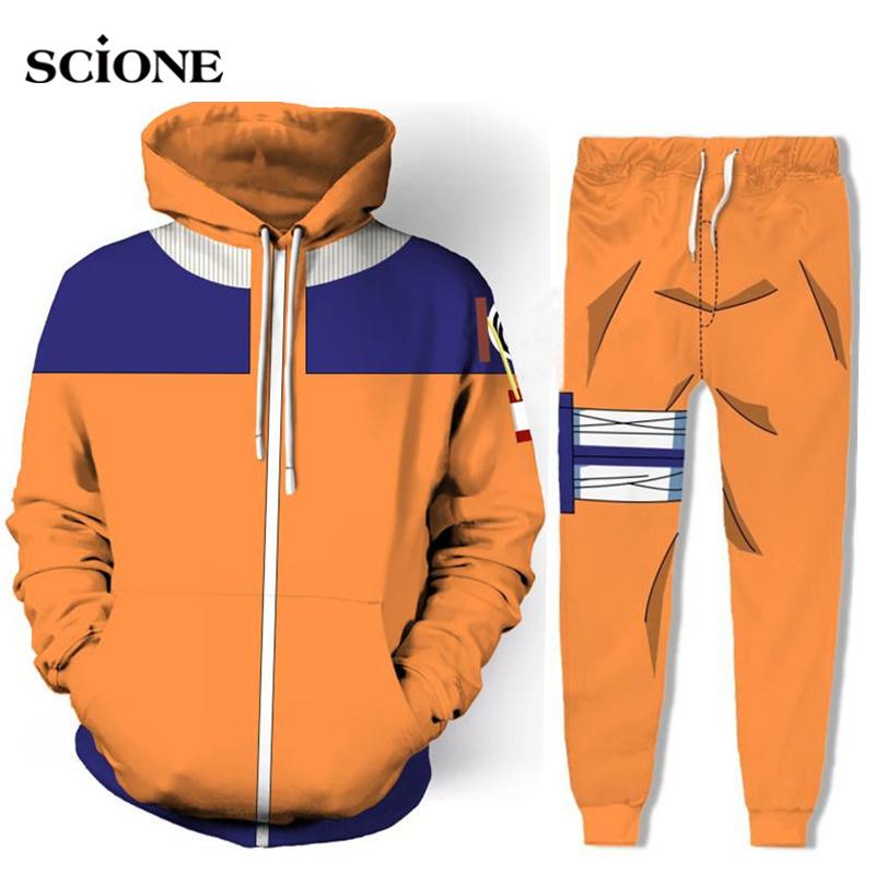   Joom S ~ 5XL Аниме Косплей Костюмы Наборы Узумаки Косплей Костюм Теплая Толстовка Свитер Брюки Куртка Весенне-Осенние Кофты Толстовка Унисекс Oversize S
