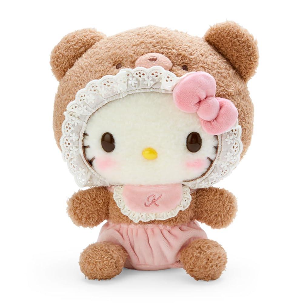 Мягкая игрушка Sanrio L Hello Kitty Hello Kitty 16 x 11 x 20 см Latekuma Baby Design Series Персонаж 618578 SANRIO