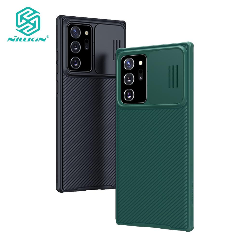 Защитный чехол Nillkin для камеры Samsung Galaxy Note 20 Ultra/Note 20 5G, роскошный противоударный защитный чехол для задней панели Galaxy Note 20 чёрный