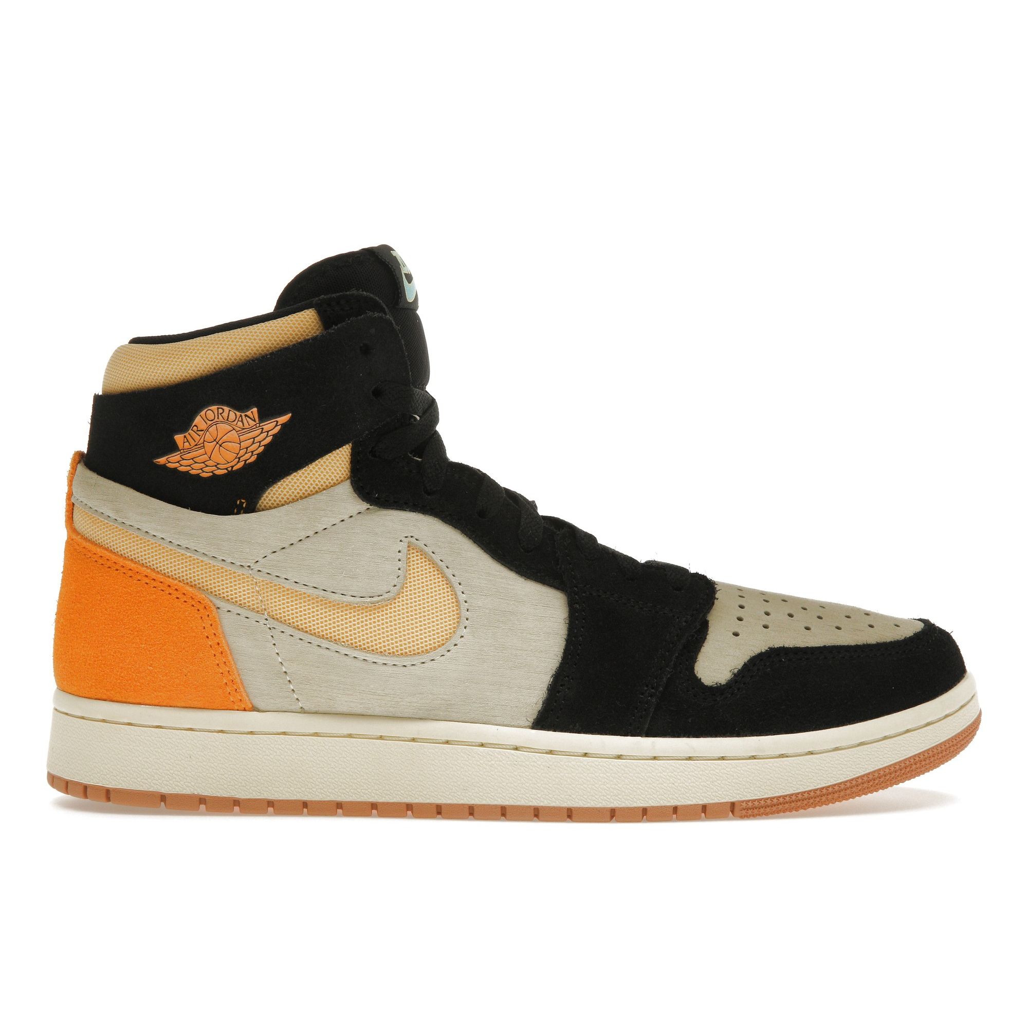 Мужские кроссовки Air Jordan 1 High Zoom Comfort 2 Muslin Vivid Orange Cream Celestial-Gold Black DV1307-100 45
