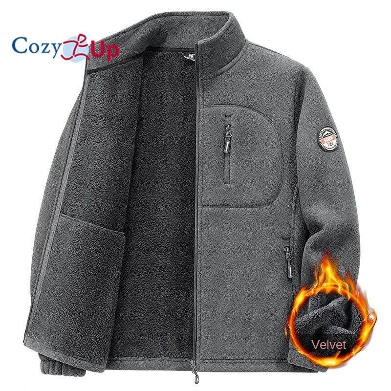 Мужская флисовая куртка Cosy Up с молнией во всю длину M чёрный