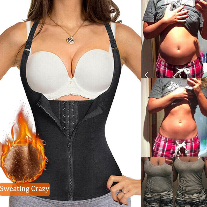 Для женщин сауна пот жилет талии Cincher Body Shaper живота Faja Shapewear неопрена талии тренер корсет S чёрный