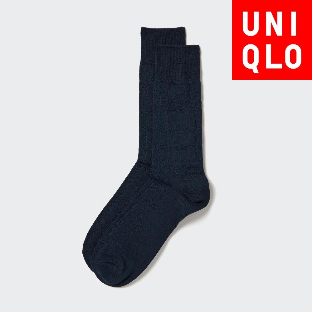  НОСКИ В КЛЕТКУ UNIQLO JAPAN LINKS 03 GRAY/2729