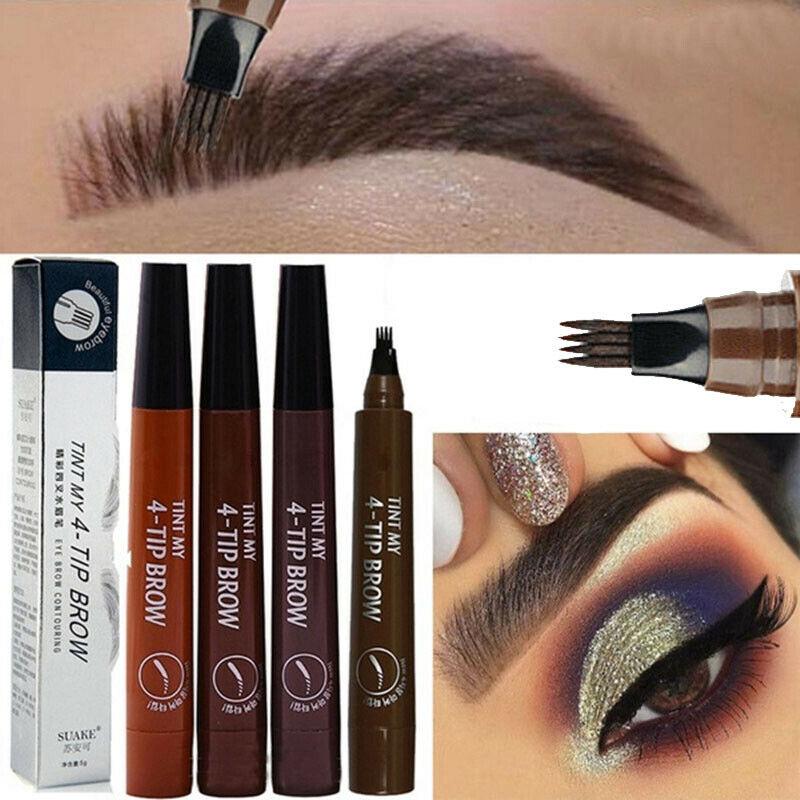 TINT MY 4-TIP BROW Жидкий карандаш для бровей Водостойкая вилка для микроблейдинга Тонкий кончик 1