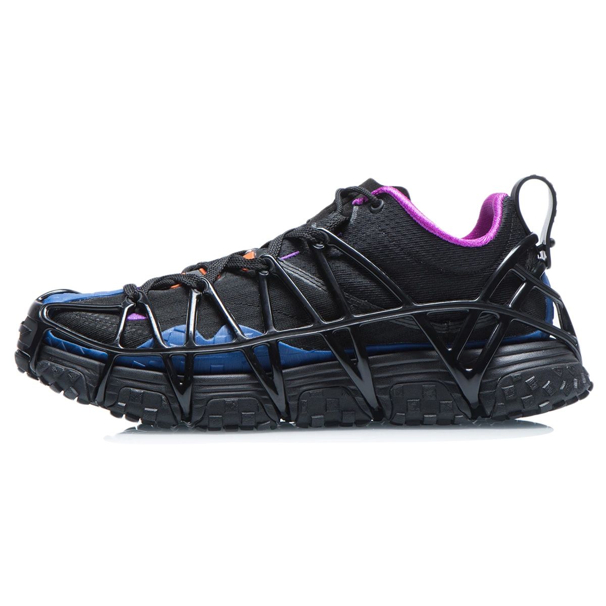 Li Ning 21 Весна Лето Парижская неделя моды Mix Ace Инновационная концепция Низкие спортивные повседневные туфли Женские кроссовки Черный ARAR002-1 36⅓