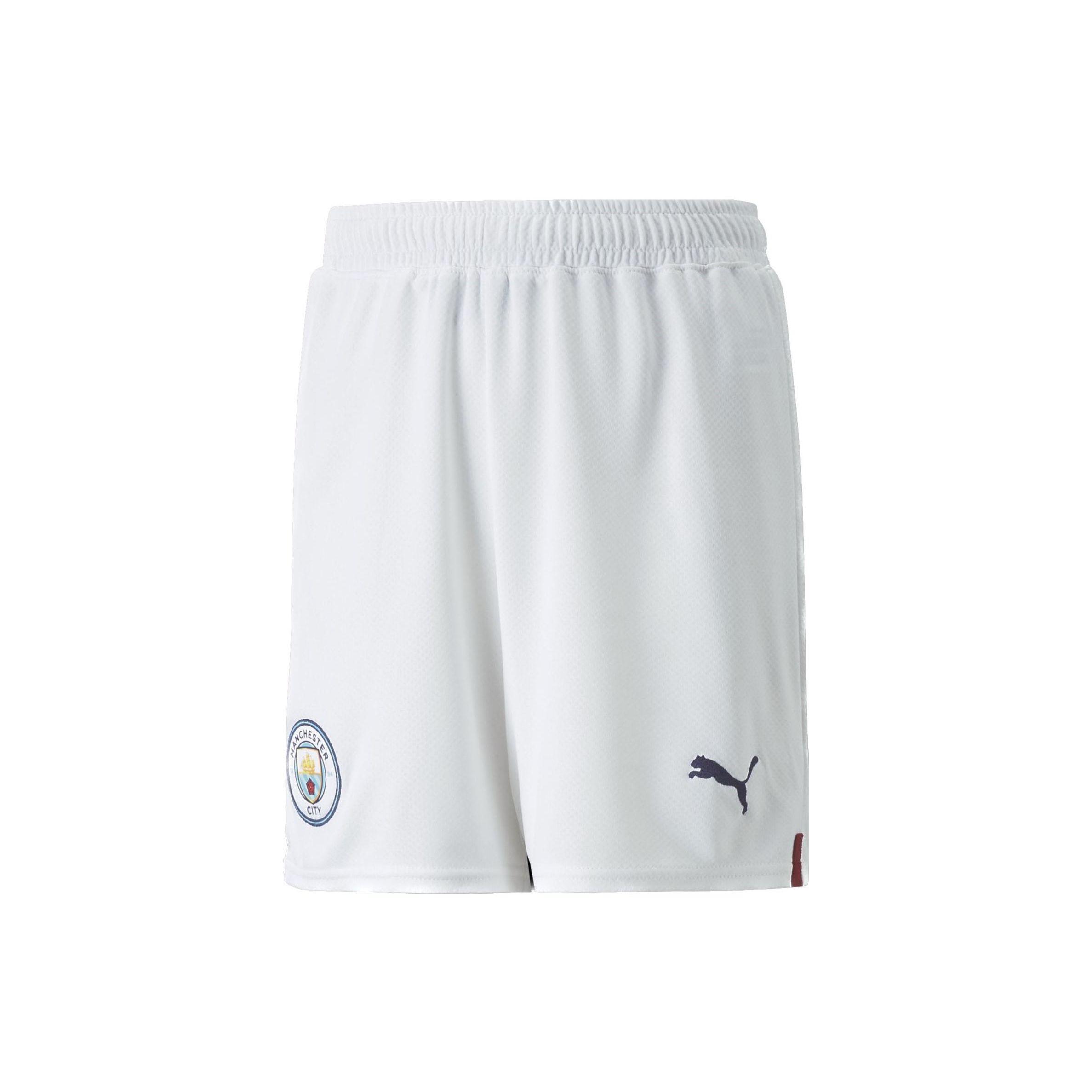 Puma Manchester City Player Edition Home Logo Print Повседневные шорты Мужские брюки Белые 765750-04 M
