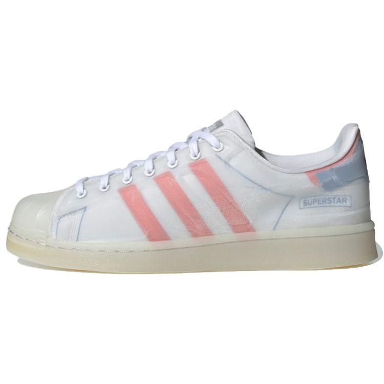 Кроссовки унисекс adidas Superstar Futureshell White Semi Solar Red Cloud-White Bright-Blue FX5544 41⅓