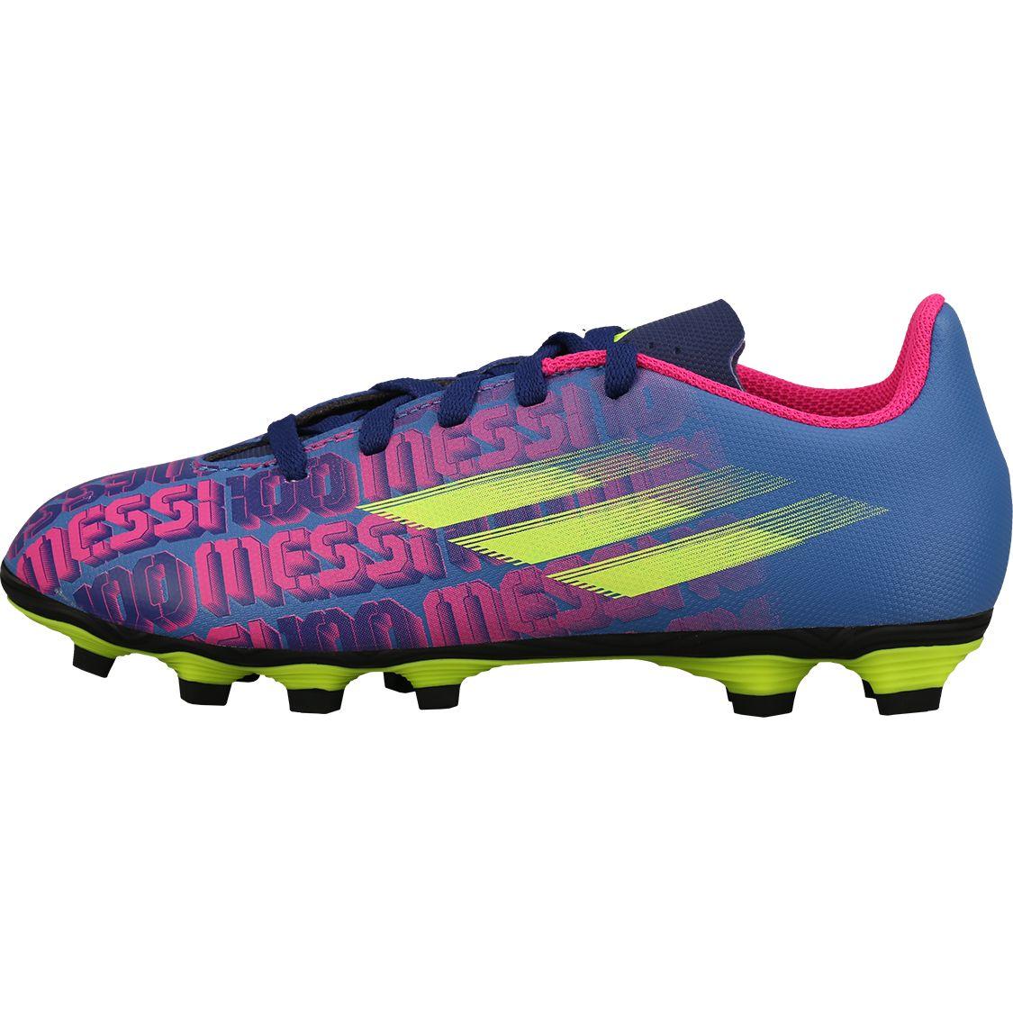 Детские кроссовки adidas X Speedflow Messi.4 FG J Numbersup Blue Victory-Blue Shock-Pink FY6933 28.5