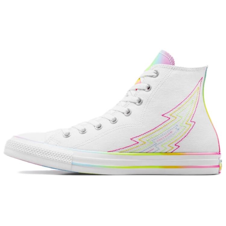 Converse Кроссовки унисекс Chuck Taylor All Star High Pride 2024 White Chaos-Fuschia A10216C 37