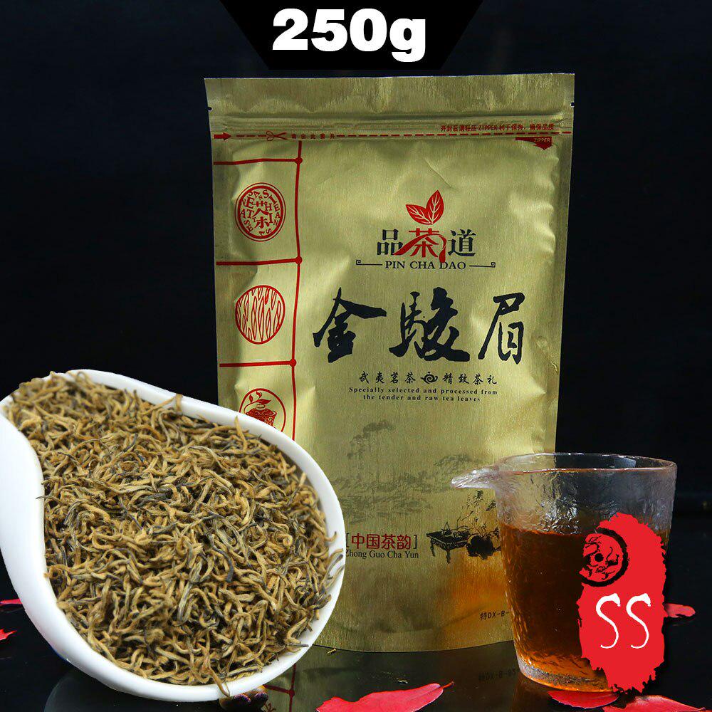 Чёрный чай  Joom Собранный вручную черный чай Jin Jun Mei Black Teas Golden Eyebrow Wuyi 250г