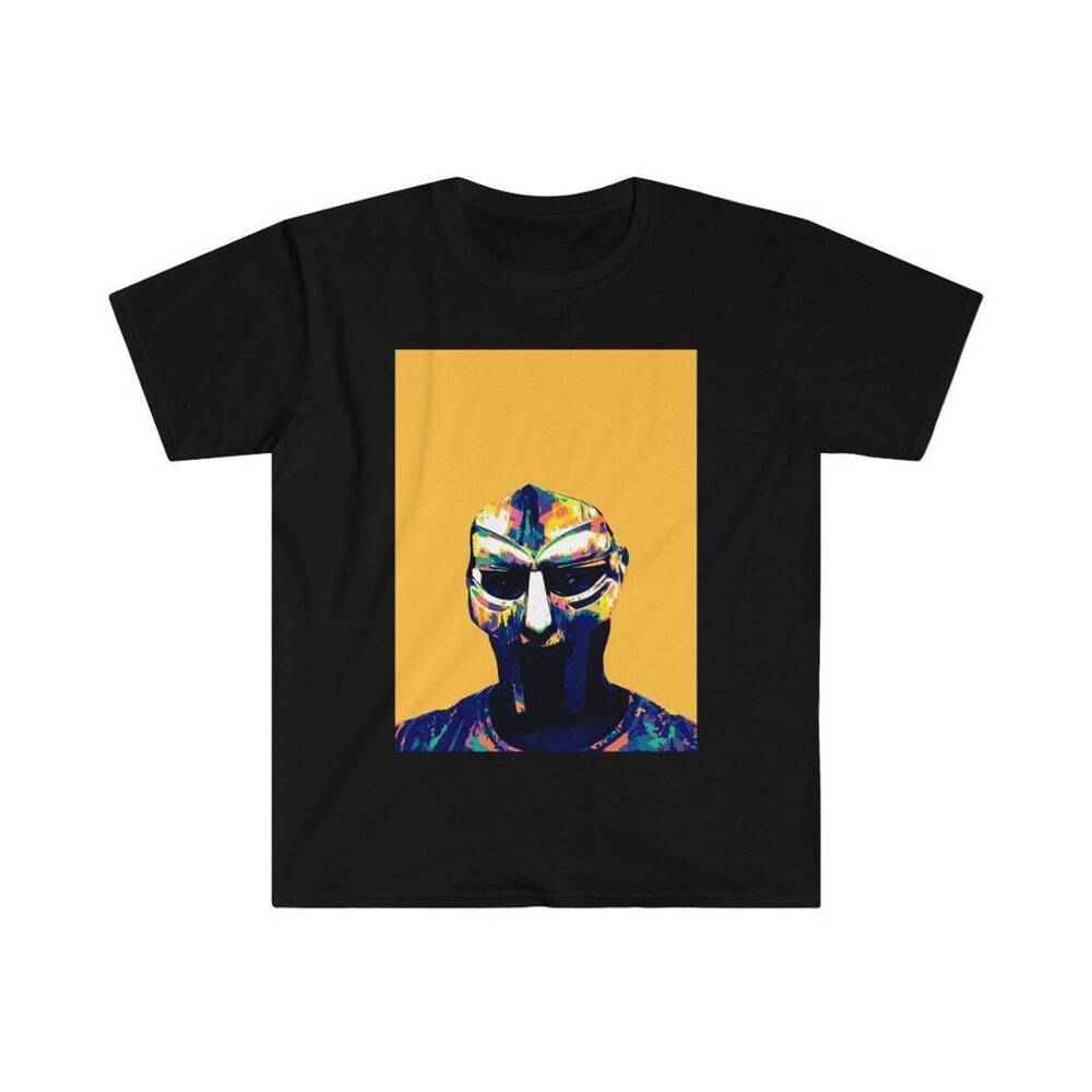 Mf Doom Mask Хип-Хоп Рэп Фан Арт Винтажный Стиль Горячая футболка унисекс S