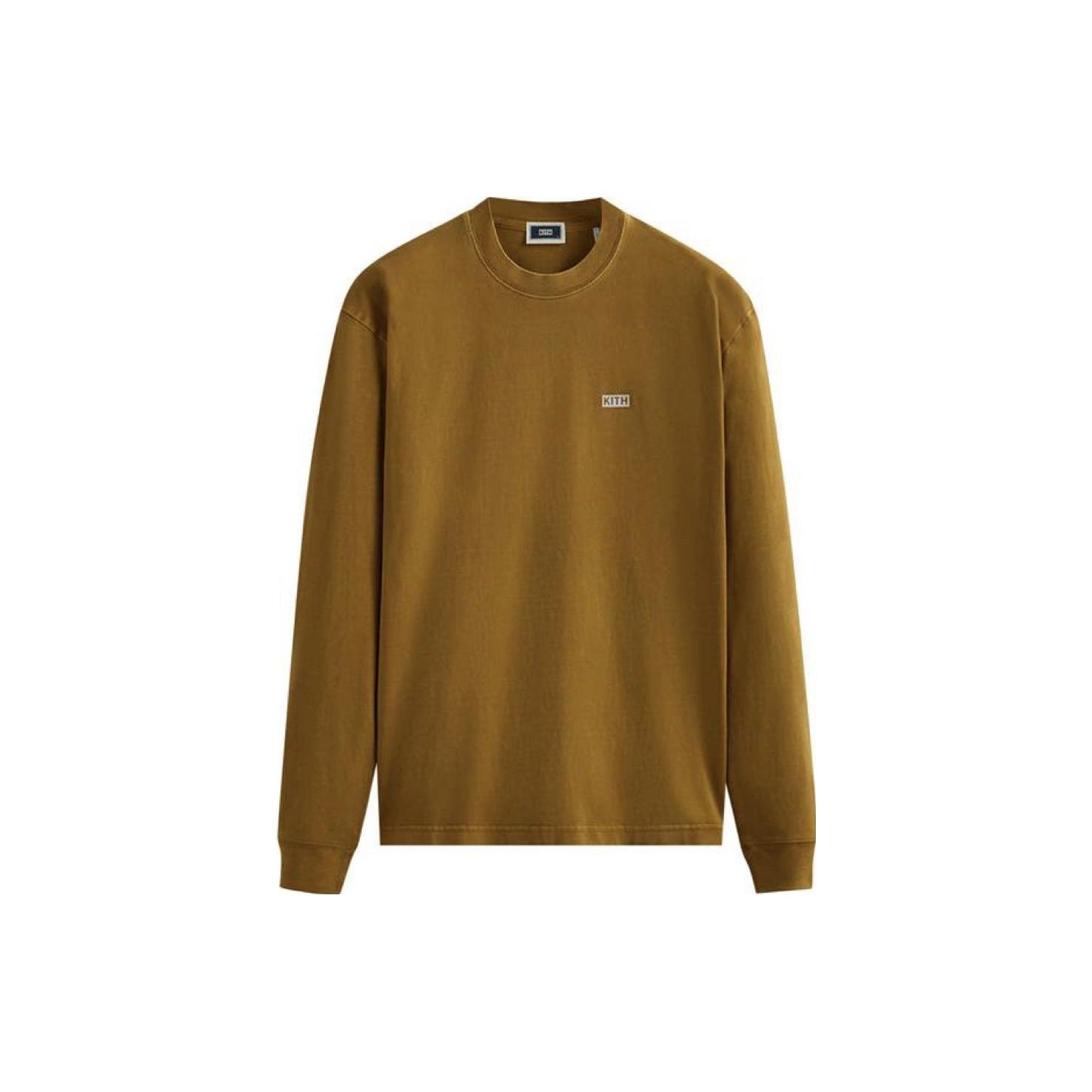Футболка Kith Lax с длинными рукавами, топы унисекс, коричневый KHM030632-711 S