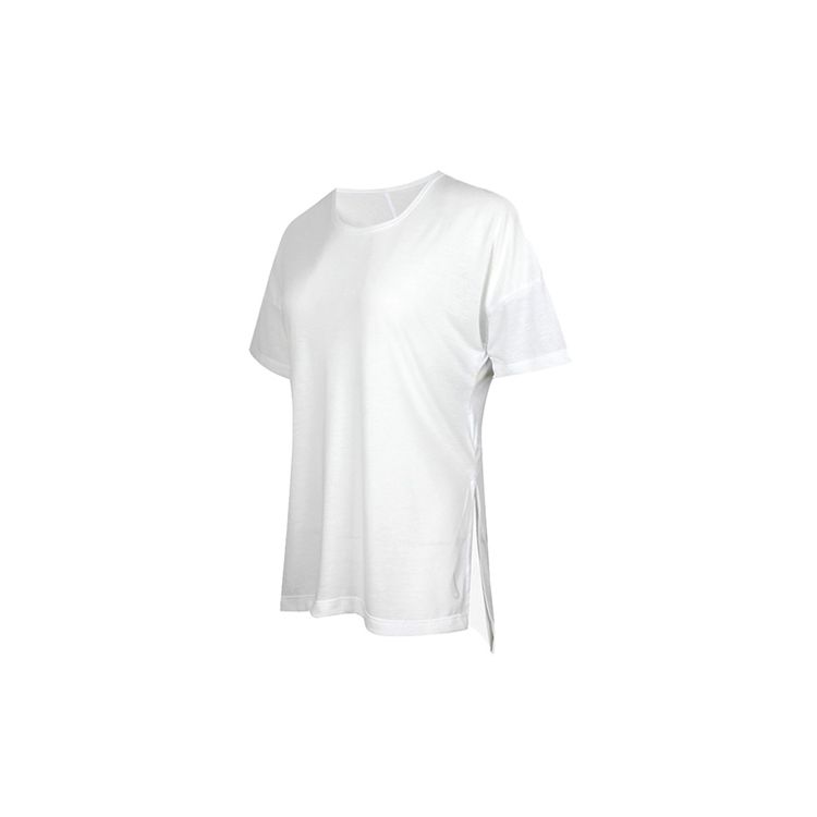 Женская футболка с коротким рукавом Nike Yoga Fitness, белая CJ9327-121 L