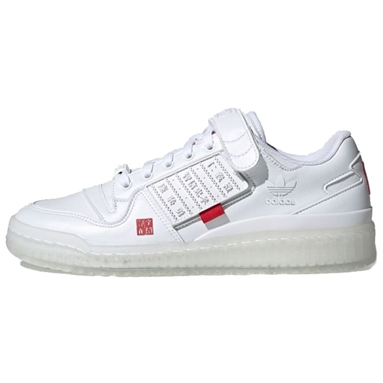 Adidas Forum Low Китайские новогодние кроссовки унисекс Белая обувь-Белый кристально-белый GZ9021 36