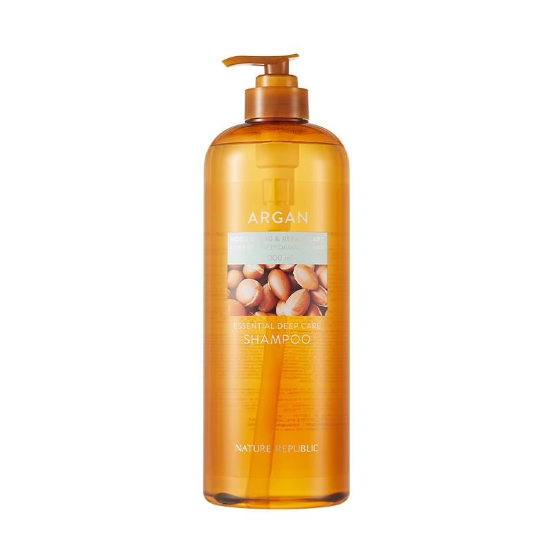 Nature Republic Argan Essential Шампунь для глубокого ухода 1000 мл #1PCS