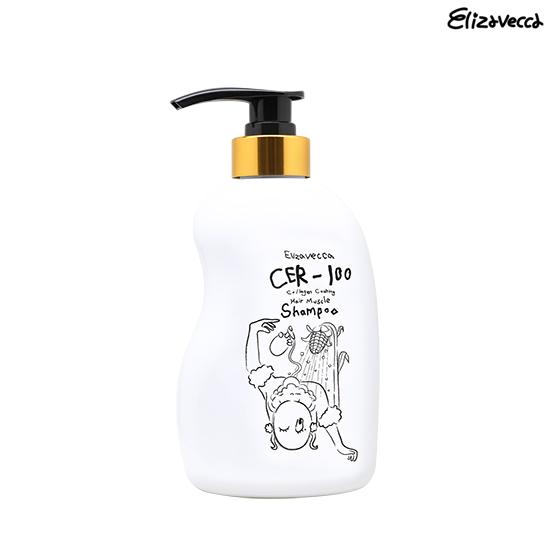 Кремы, гели и лосьоны для волос Elizavecca Collagen Coated Hair Muscle Treatment Rinse CER-100 500ml (3 разных количества) 1
