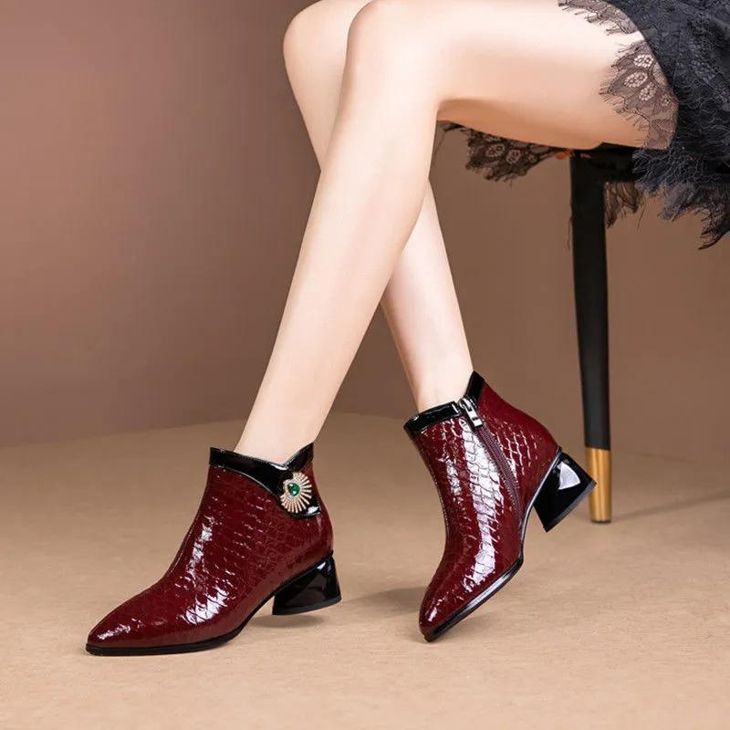 Cresfimix Botas Femininas Женские модные винно-красные осенние сапоги до колена, удобные осенние сапоги, женские повседневные элегантные черные сапоги на каблуке A782 35