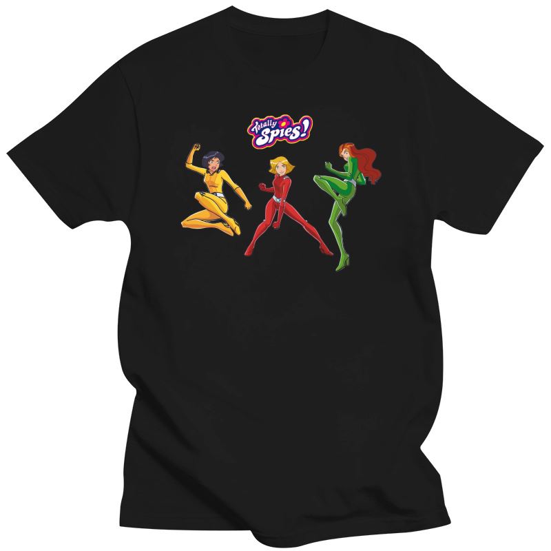 Футболка с постером нового унисекс-сериала Totally Spies 2023 года 2XL