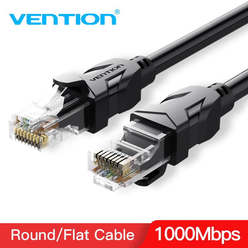 Сетевой кабель Vention Cat6 RJ45 для компьютерного маршрутизатора XBox 15m20m25m 25m чёрный