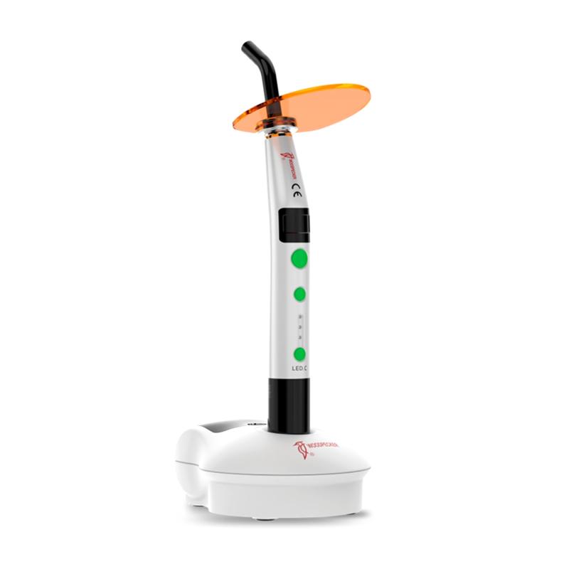 Woodpecker LED C Стоматологическая полимеризационная лампа высокой емкости Портативная сменная батарея Фотополимеризационная полимеризационная лампа стоматологическое устройство