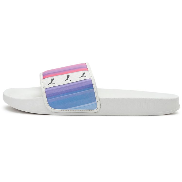 Puma Leadcat Future Slide Rainbow Мужские кроссовки Multi-Color Marshmallow Black 375102-01 35.5